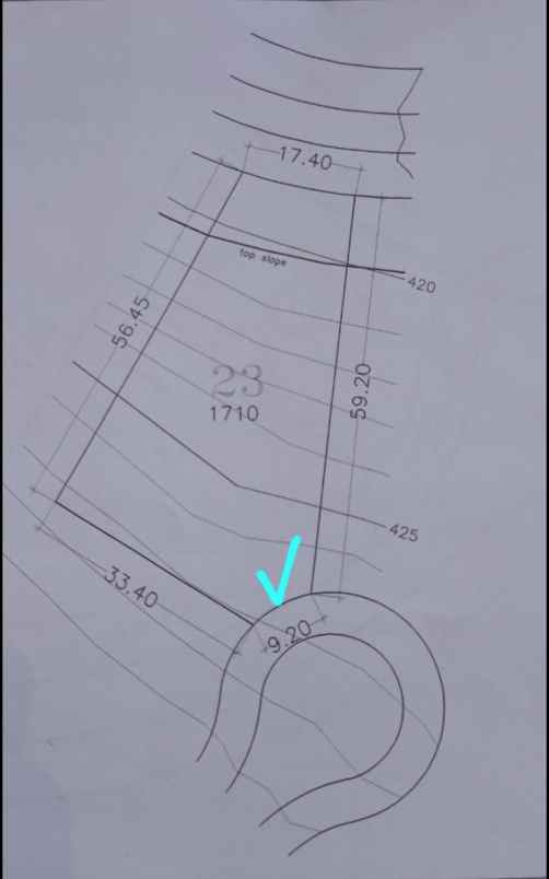 dijual tanah jalan taman dayu