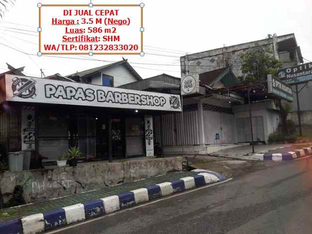 dijual tanah jl a yani no 43 rt 14
