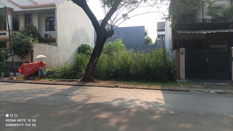 dijual tanah jl komplek puri gading