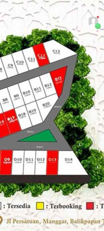 dijual tanah jl persatuan rt 30