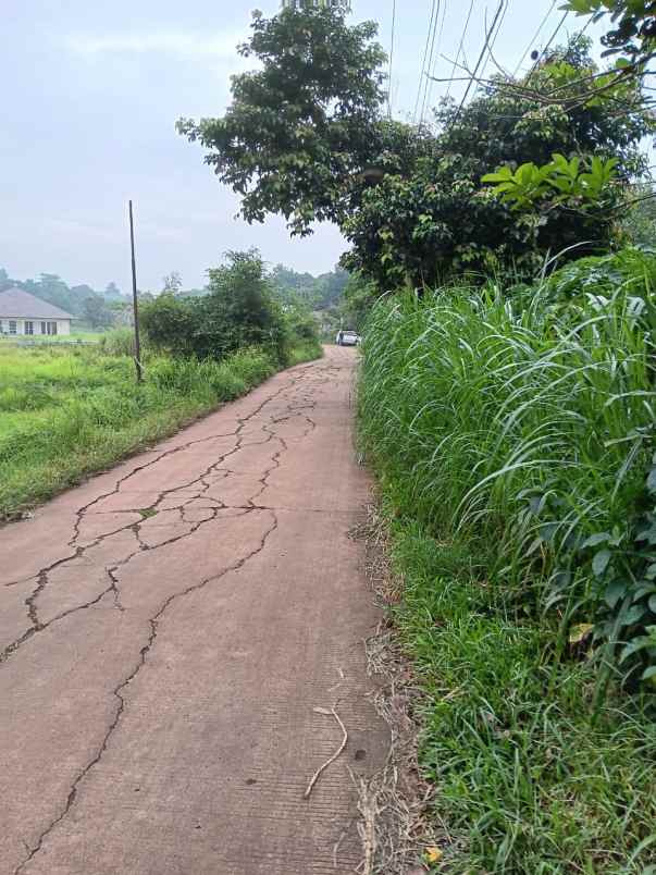 dijual tanah jl raya cikarageman setu