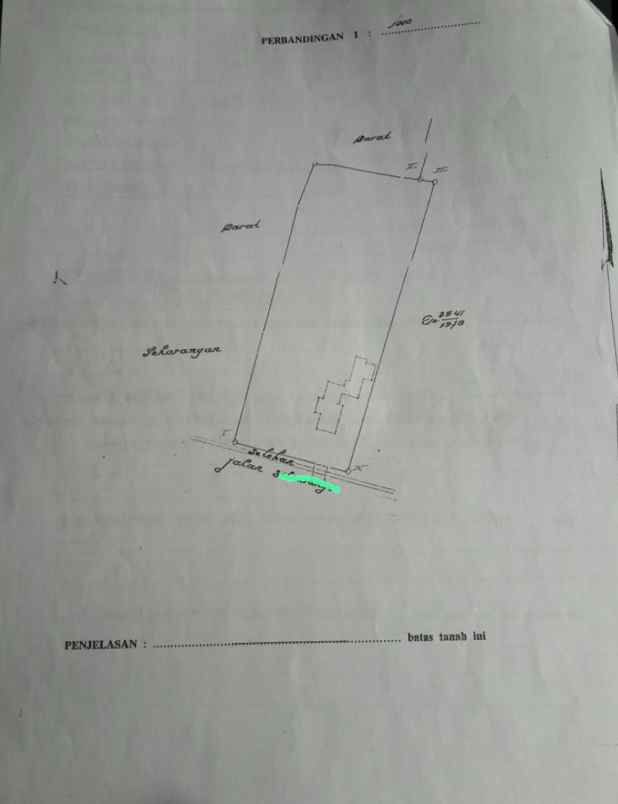 dijual tanah jl siliwangi pancoran mas
