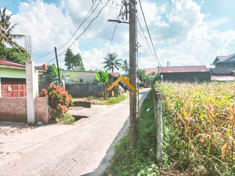 dijual tanah kosong tuntungan ii jalan danamon