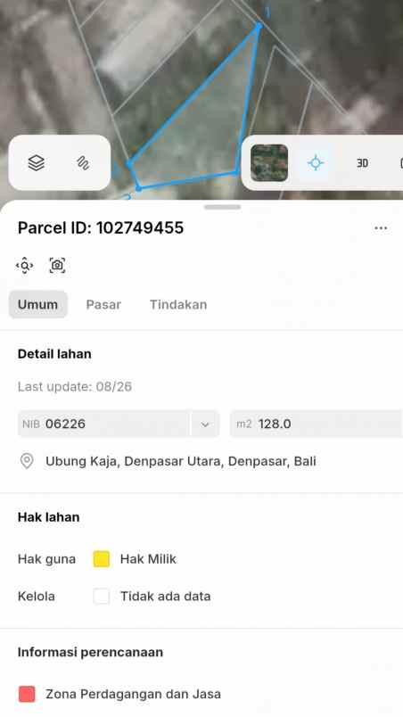 dijual tanah raya cokroaminoto