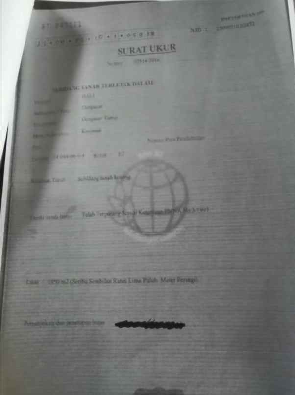 dijual tanah sedap malam