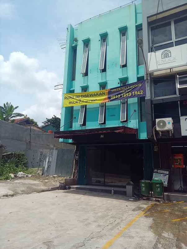 disewakan ruko komersial ciputat