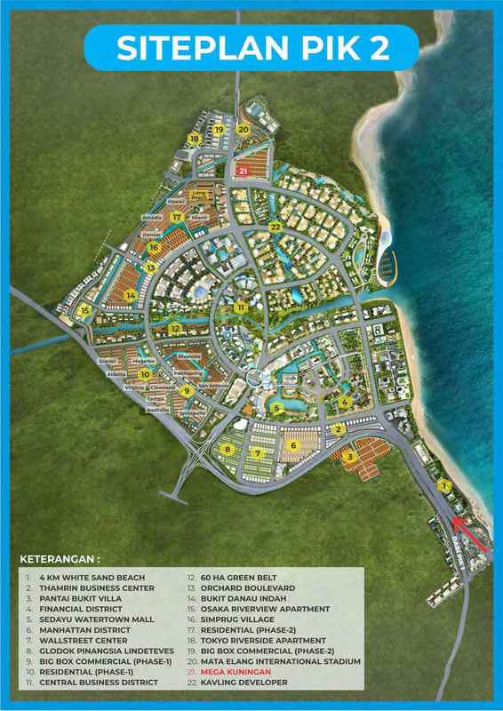 disewakan ruko mega kuningan pik2 tiga lantai