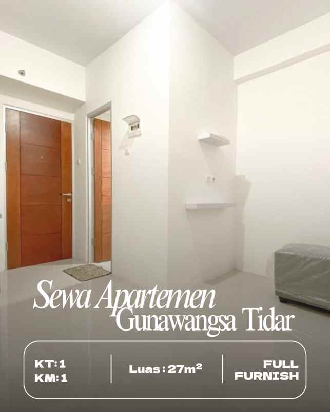 disewakan unit apartemen gunawangsa tidar pusat kota