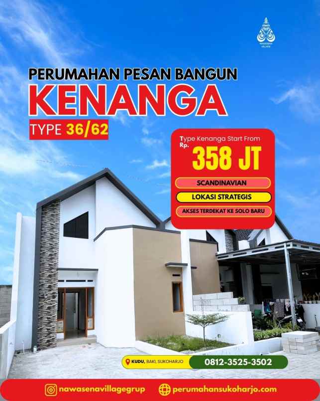 perumahan 1 lantai di solo baru