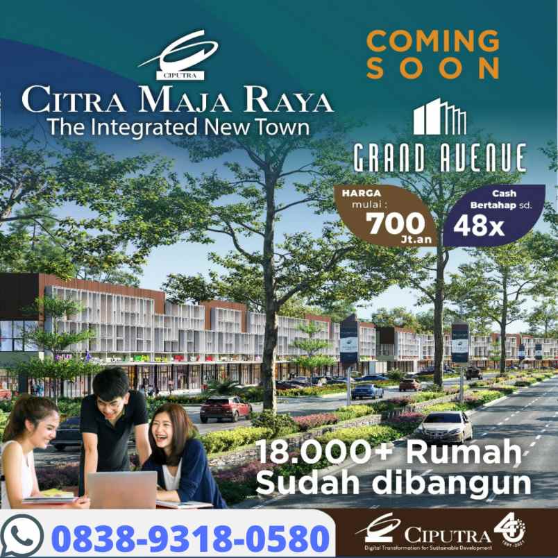 ruko gudang kantor citra maja raya