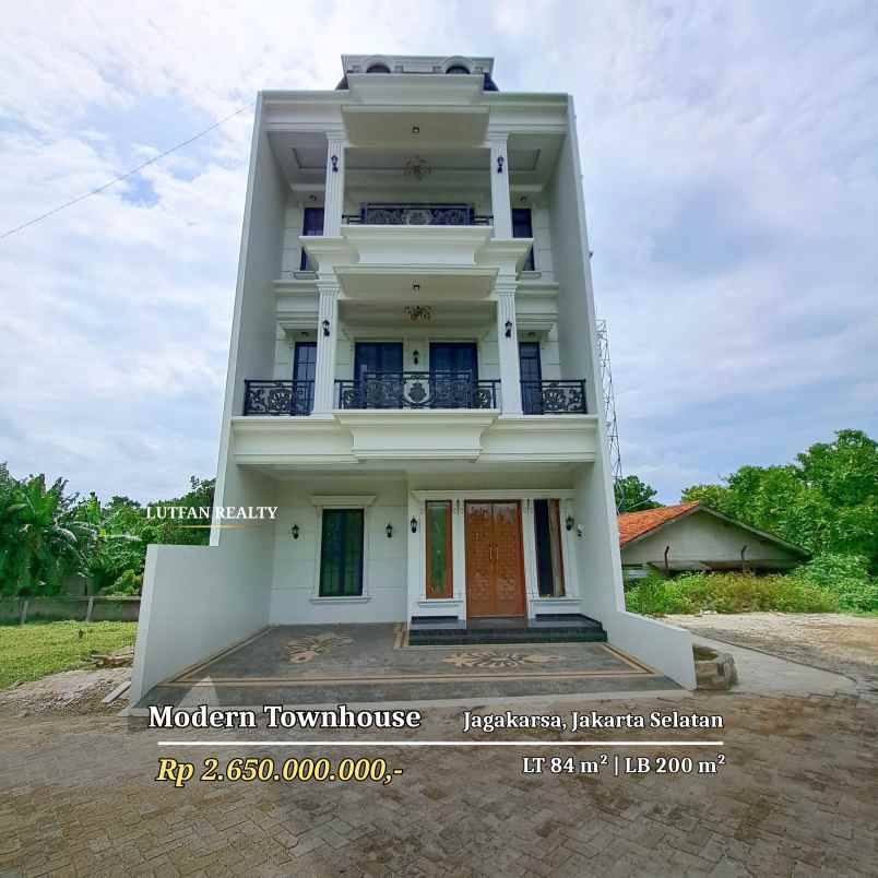 rumah 3 lantai jagakarsa dekat stasiun