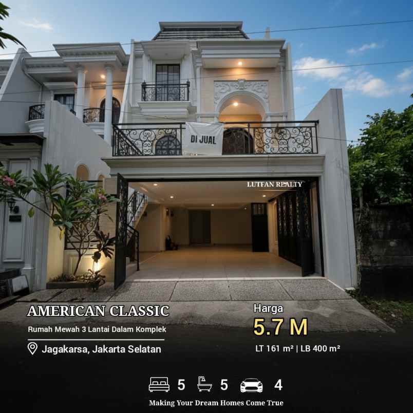 rumah american classic jagakarsa dekag tol brigift