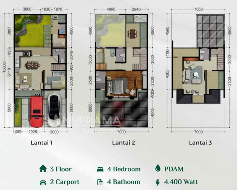rumah cluster graha laras sentul sukaraja bogor