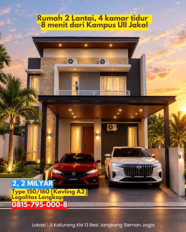 rumah dijual jogja klidon josari kampus uii kaliurang