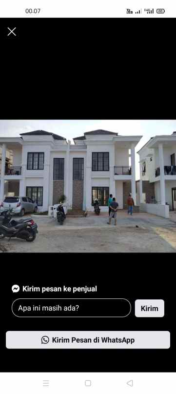 rumah jl kaliabang tengah kec