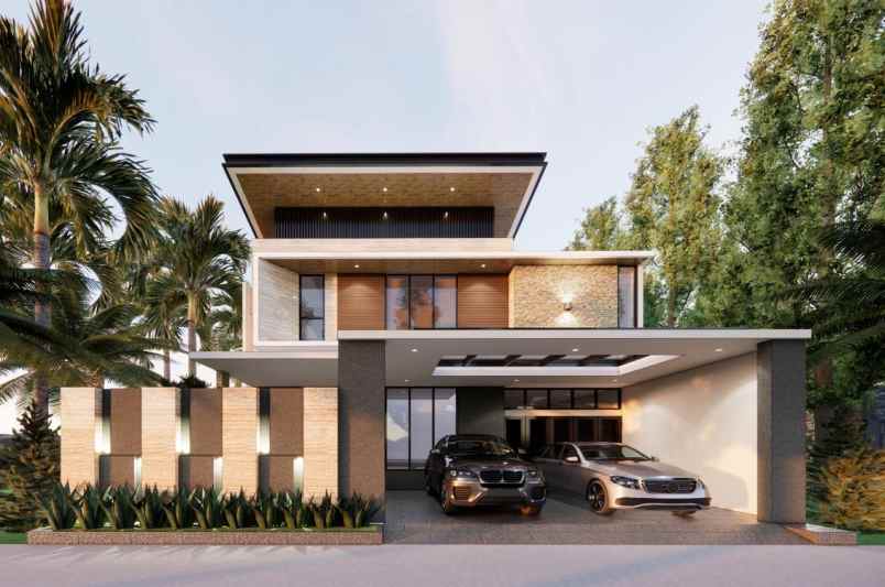 rumah mewah brand new modern design di radio dalam