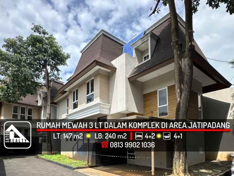 rumah mewah dalam komplek jatipadang pasar minggu