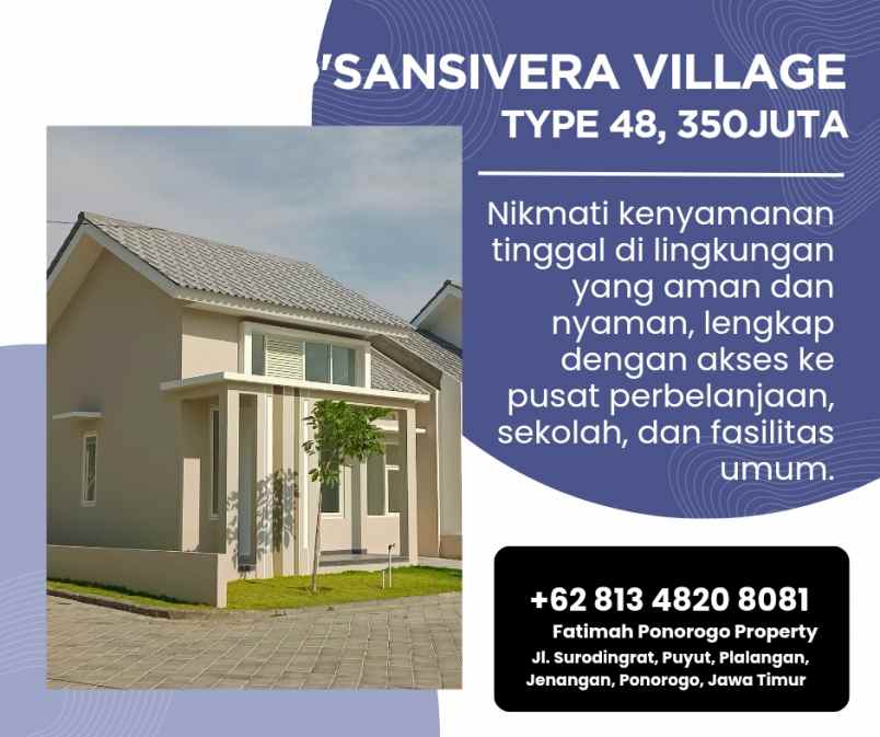 rumah minimalis syariah edisi menipis ponorogo