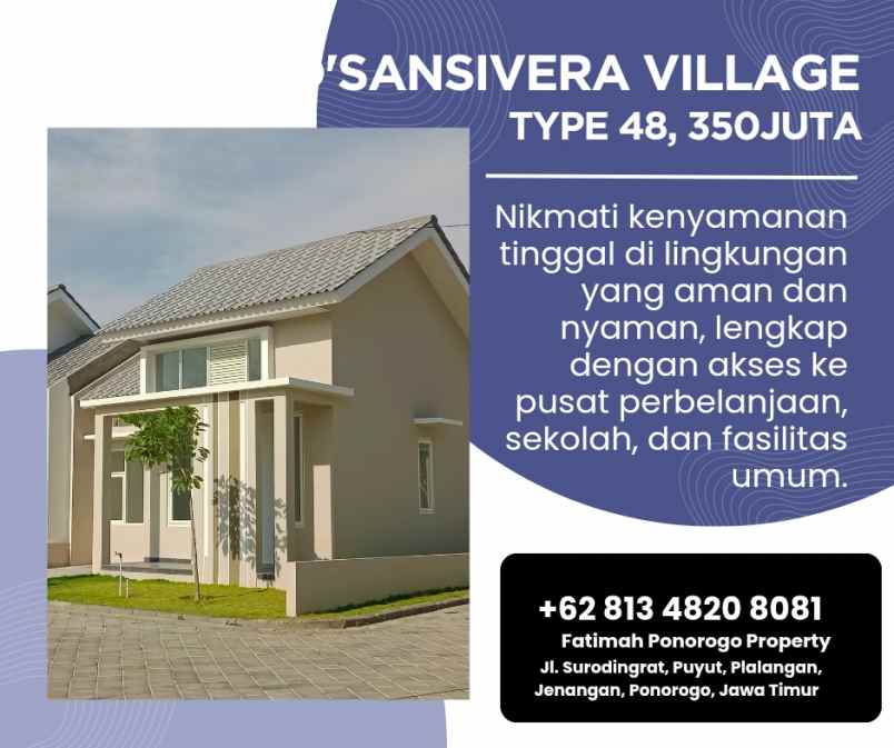 rumah minimalis syariah edisi menipis ponorogo