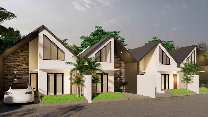 rumah modern minimalis model scandinavian