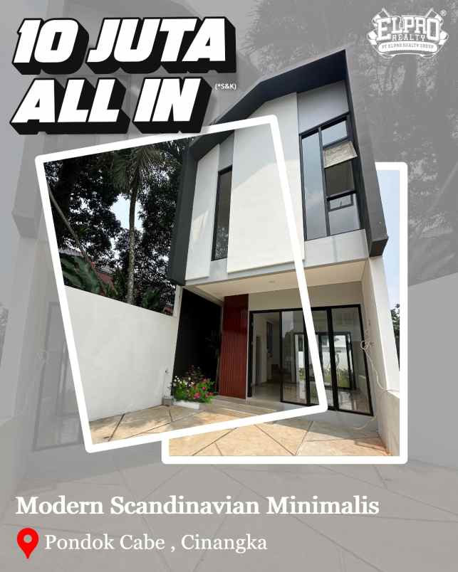 rumah siap huni diantara pondok cabe dan cinere