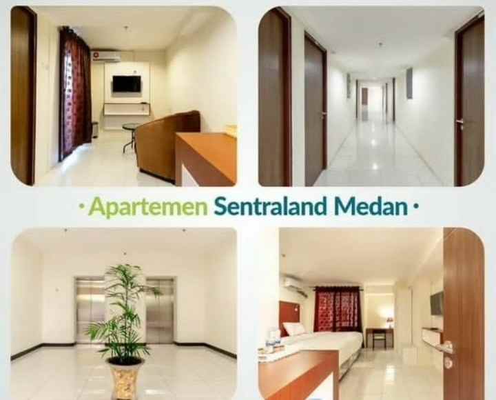 sewa bulanan apartemen sentraland medan type 2 bedroom