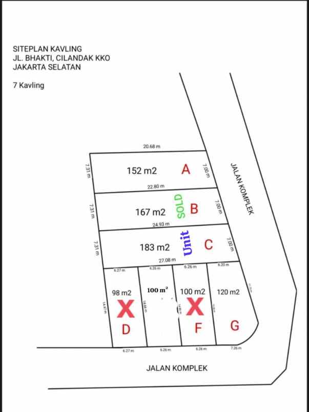 tanah kavling shm cilandak kko jakarta selatan