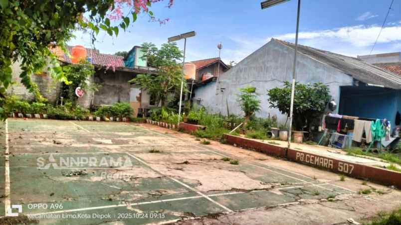 tanah shm 273m2 di grogol depok rhl