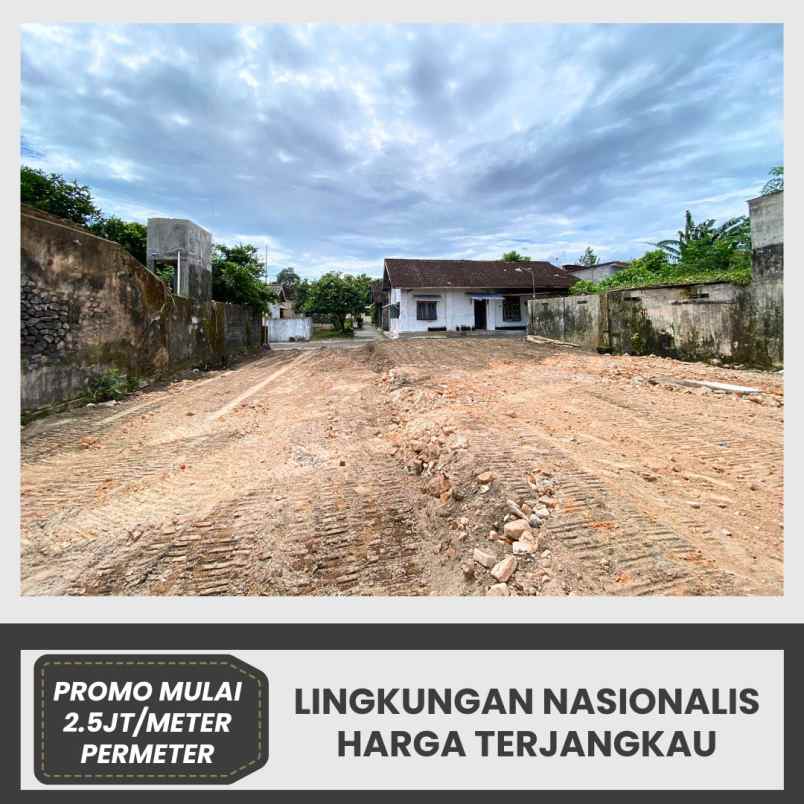 tanah strategis di sleman timur dekat candi prambanan