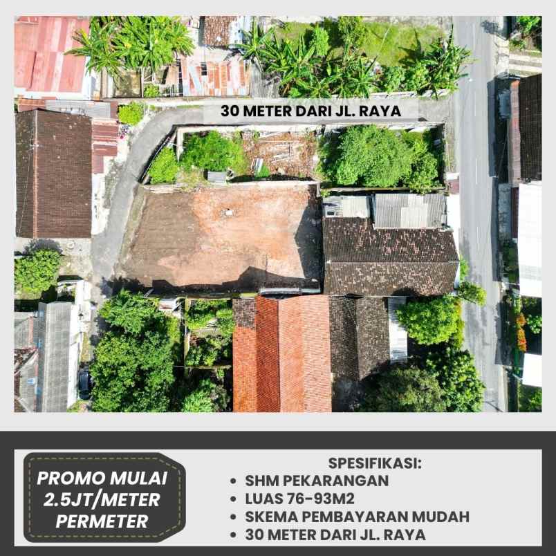 tanah strategis di sleman timur dekat candi prambanan