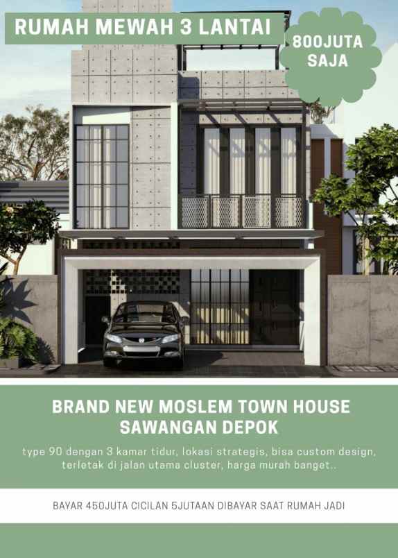 villa pengasinan sawangan