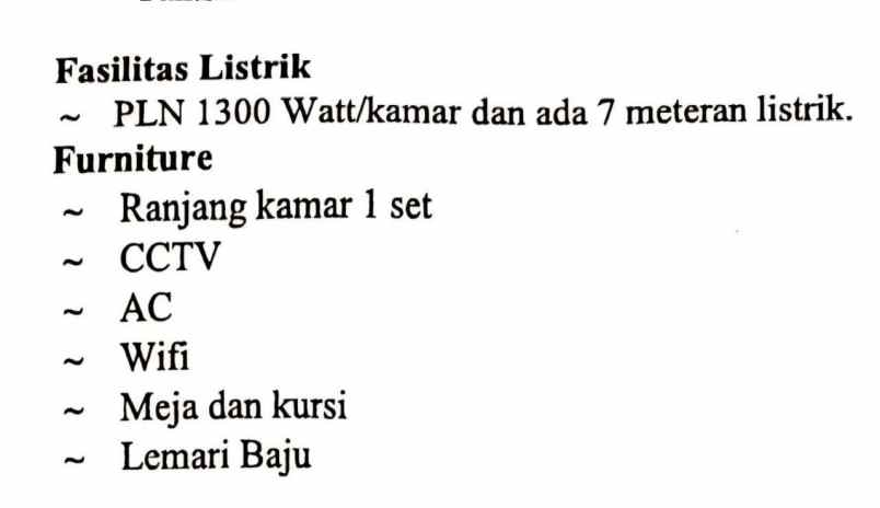 dijual kost pondok cina margonda