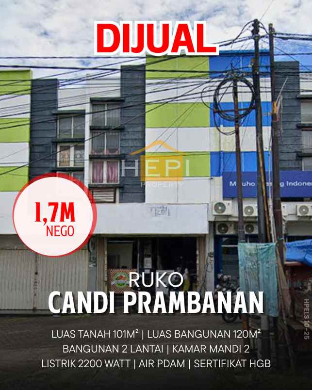 dijual ruko di candi prambanan semarang