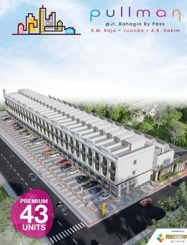 dijual ruko gudang kantor jalan bahagia by pass s m