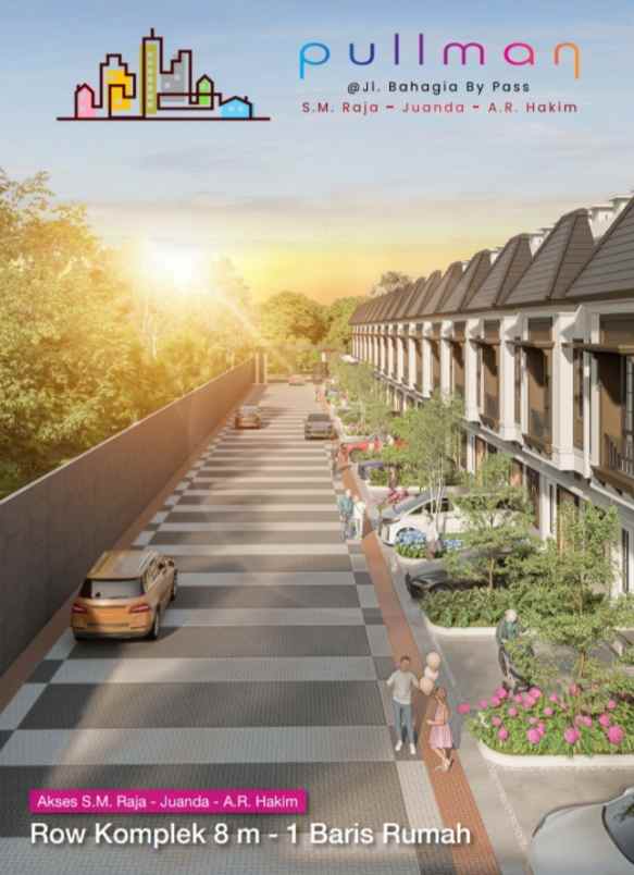 dijual ruko gudang kantor jalan bahagia by pass s m