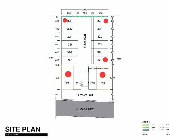 dijual ruko gudang kantor jalan mapilindo krakatau
