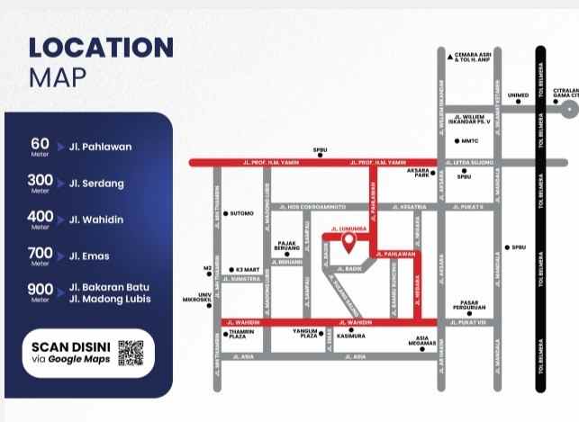 dijual rumah jalan lumumba pahlawan