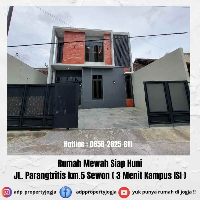 dijual rumah jalan parangtritis km 5