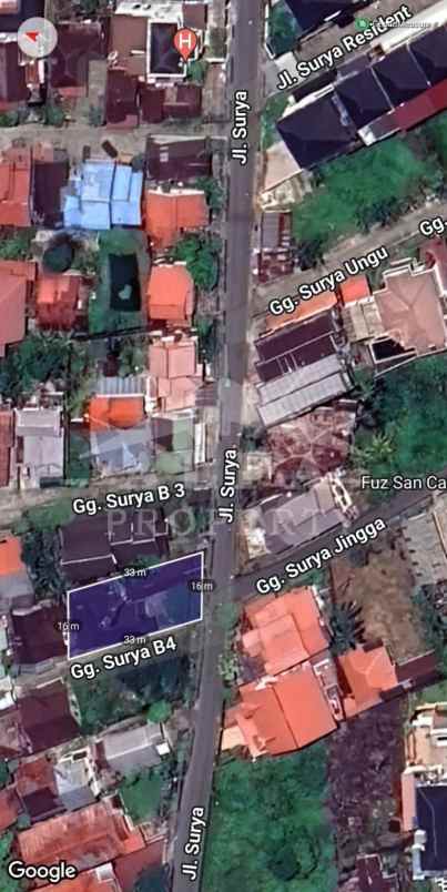 dijual rumah jalan surya