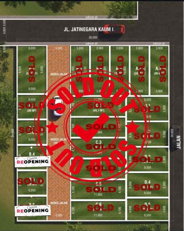 dijual rumah jatinegara kaum rawamangun