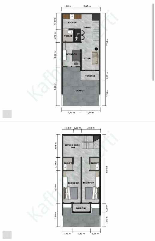 dijual rumah kebagusan