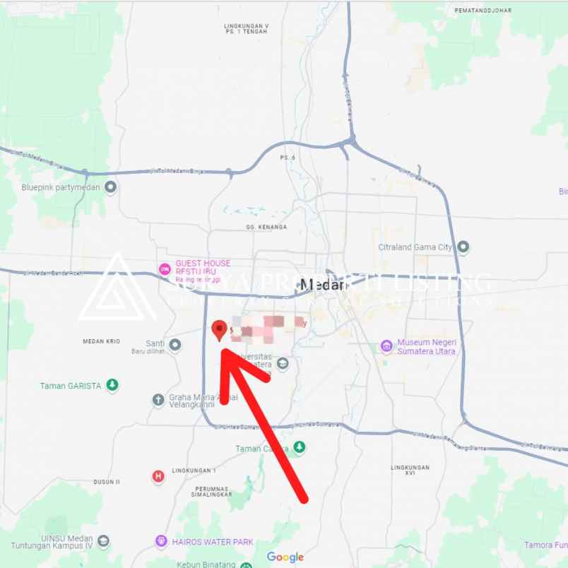 dijual rumah komplek kingstone palace