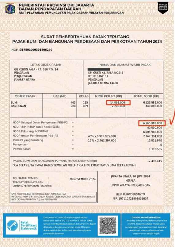 dijual rumah kp gusti kebun pala nomor