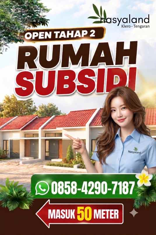dijual rumah nasyaland klero tengaran