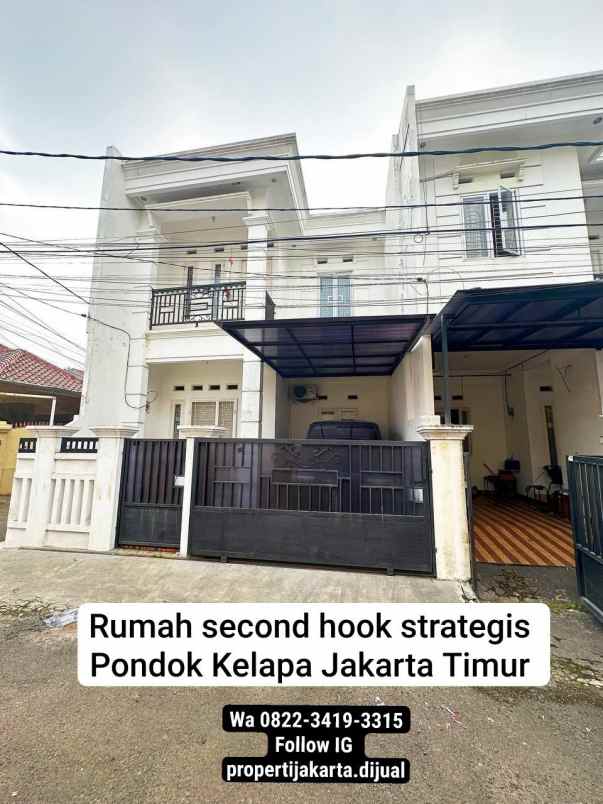 dijual rumah pondok kelapa