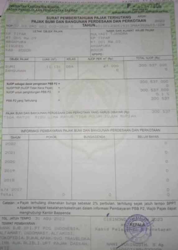 dijual tanah di argapura cigudeg