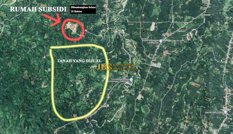 dijual tanah di jalan namorambe