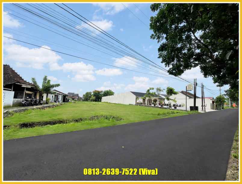 dijual tanah jalan palagan km 8 jalan