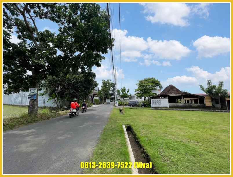 dijual tanah jalan palagan km 8 jalan