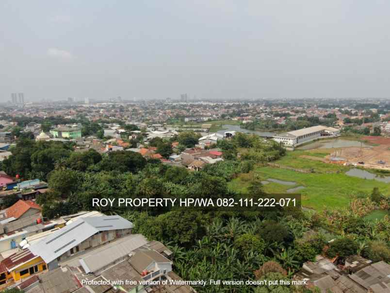 dijual tanah jl cikunir raya blok rawa